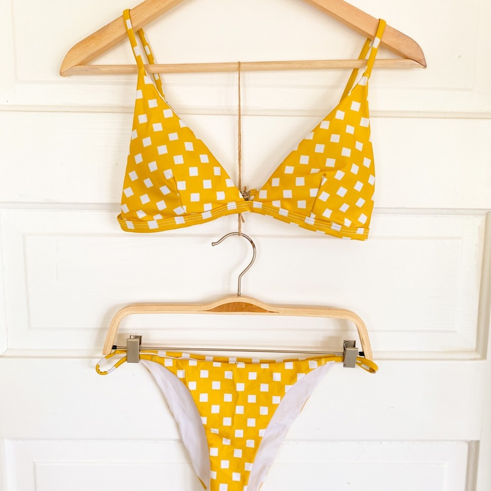 Itsy bitsy teenie weenie yellow polka-dot bikini